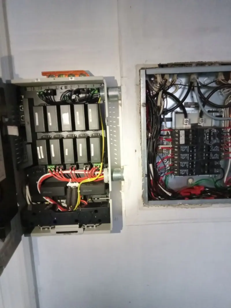 Electrical panel upgrade completed for Indoor Lighting Installation in Windsor Heights
